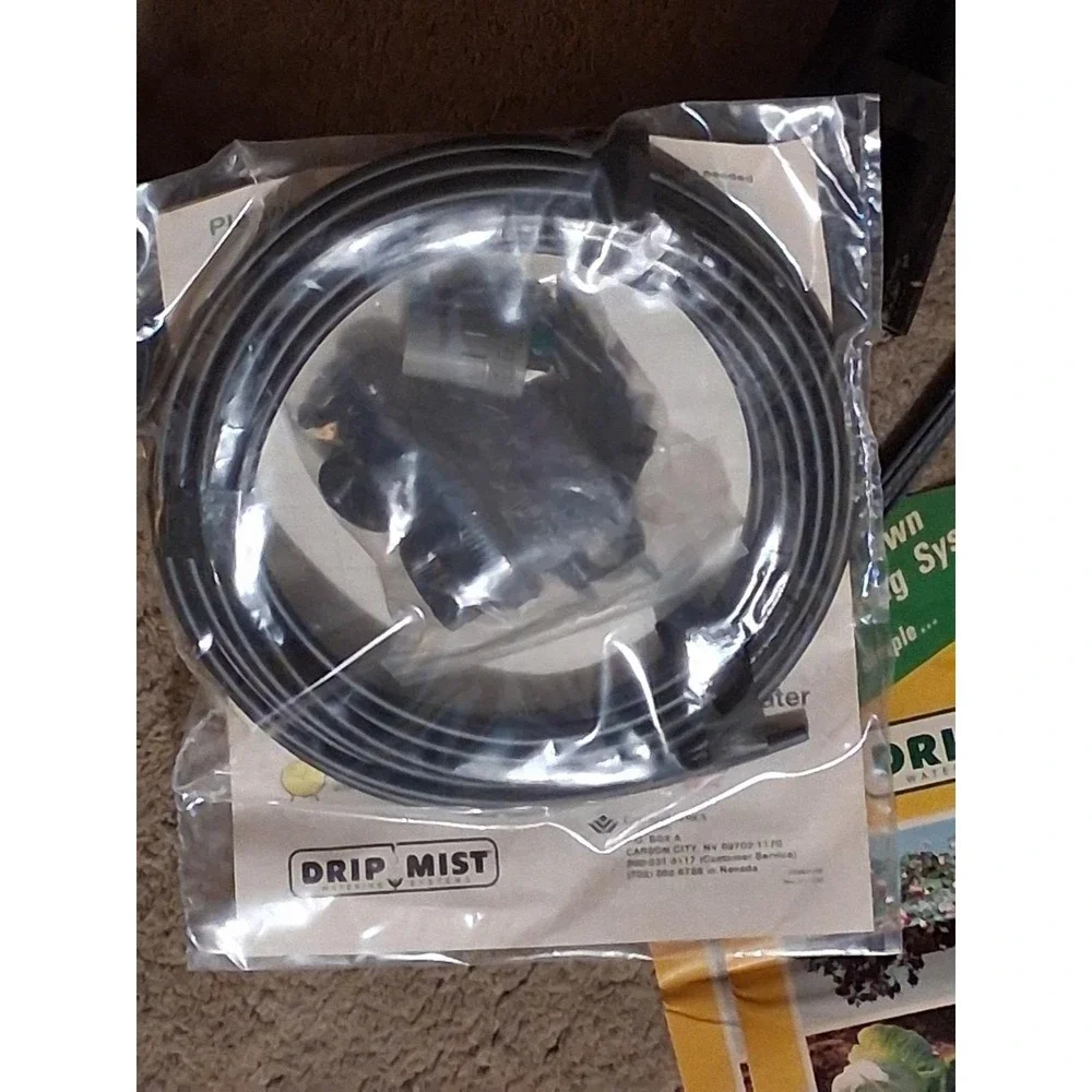 Vintage Drip Mist K105 Garden Drip System NOS New Complete Kit 225 Sq Ft